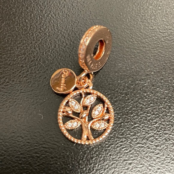 Pandora Jewelry - Authentic Pandora ALE Rose Gold Family Tree Charm